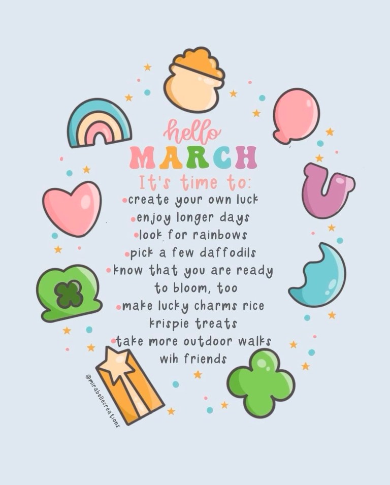 Luck Hello March Hello, March